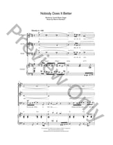 Nobody Does It Better piano sheet music cover